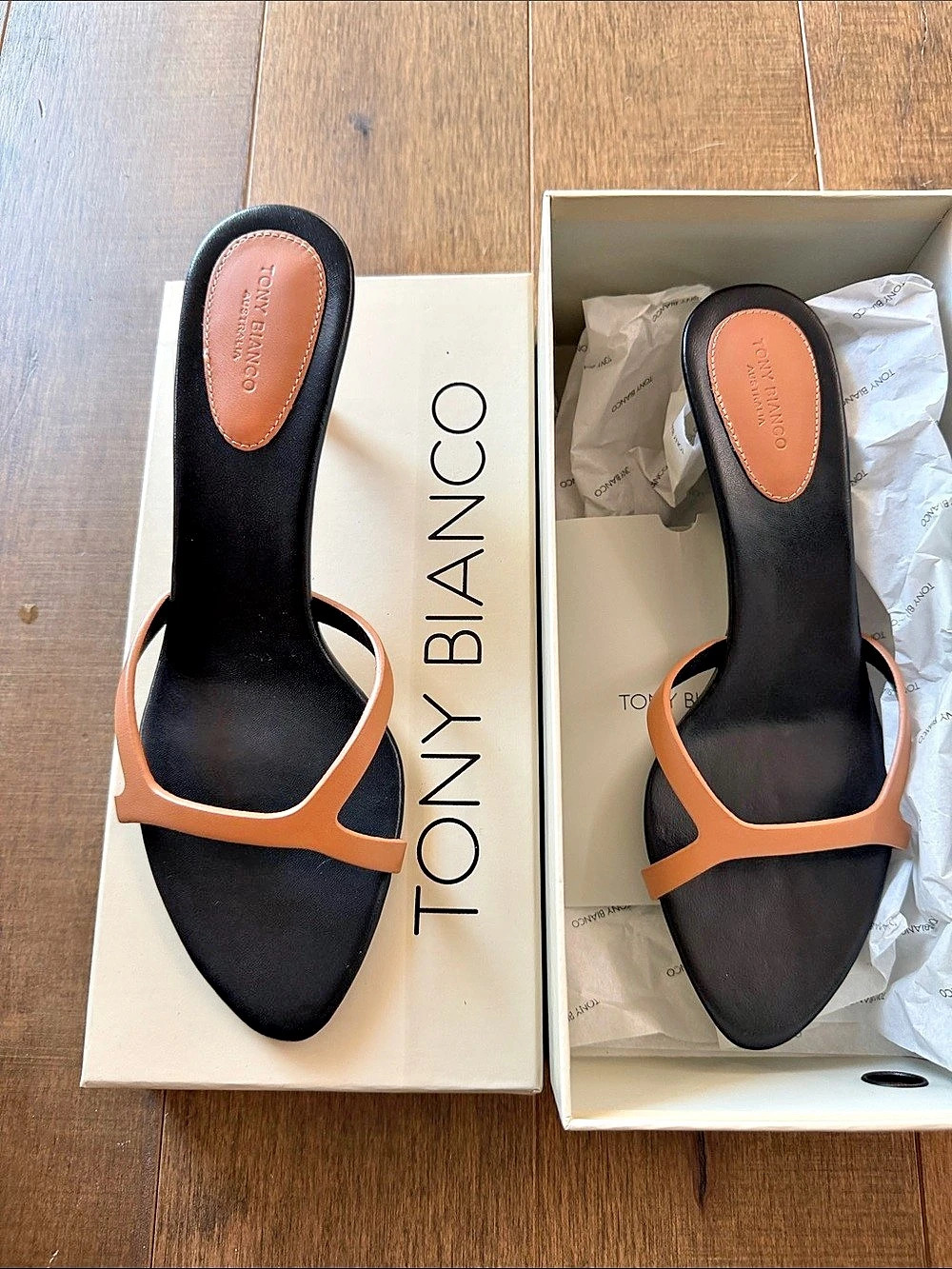 Tony Bianco Daisy Tan Como Heels US 9.5